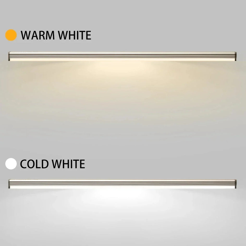 مصباح خزانة LED من DecorBites™ لاسلكي قابل للتعتيم ومزود بمستشعر حركة قابل لإعادة الشحن ليلائم خزانة الملابس