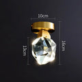 DecorBites™ Crystal Aisle Ceiling Light | Modern & Luxe All-Copper Fixture for Entryway & Cloakroom