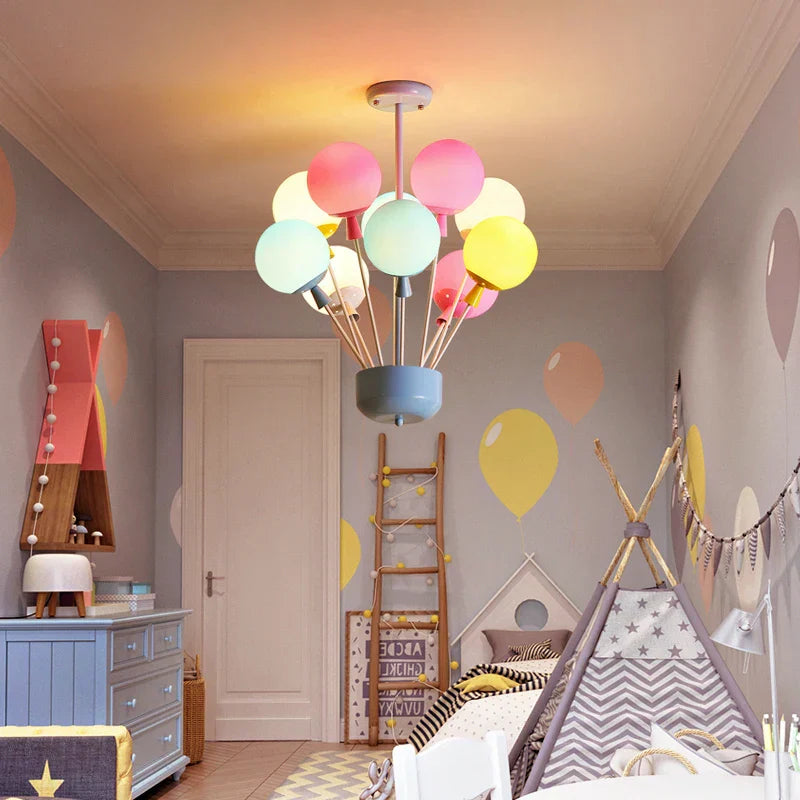 مصباح سقف LED من DecorBites™ على شكل بالون لتزيين غرف المعيشة والطعام