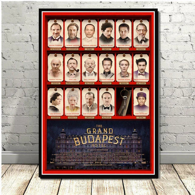 DecorBites™ Grand Budapest Hotel Minimalist Wall Poster for Stylish Home Decor