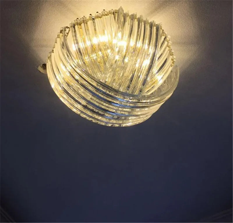 DecorBites™ Art Glass Tube Pendant Chandelier Dining Room Hanging Lamp