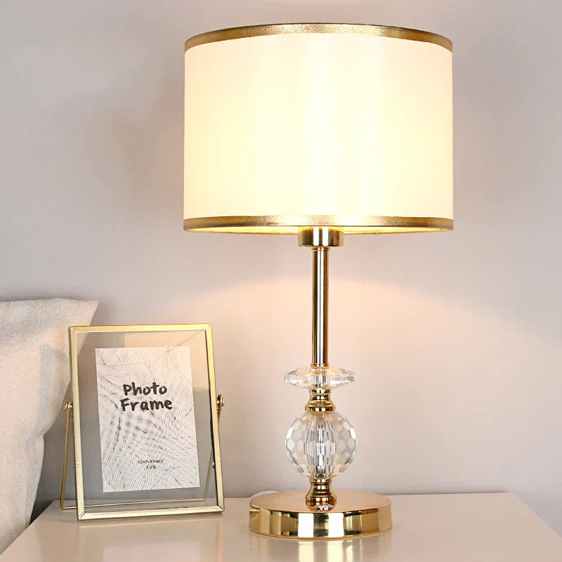 DecorBites™ Crystal Ball Table Lamp | Modern European Design