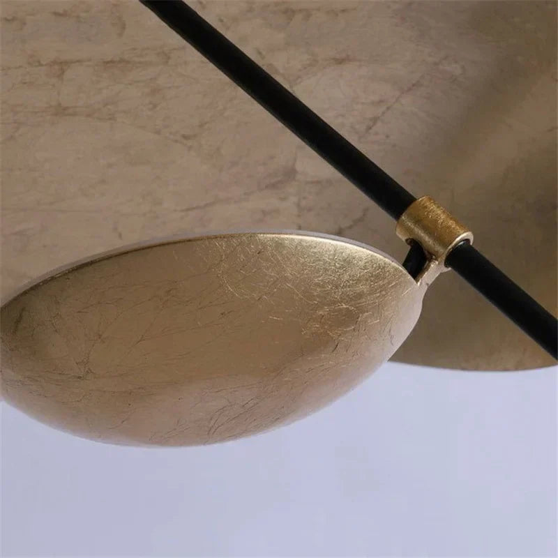 DecorBites™ Gold Texture LED Pendant Light Fixture for Living Room & Bedroom Decor