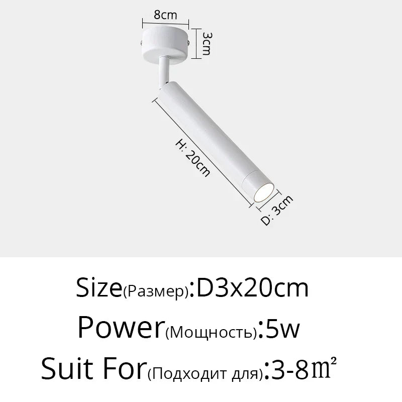 Plafonniers spots orientables à LED DecorBites™ pour mur de fond et allée