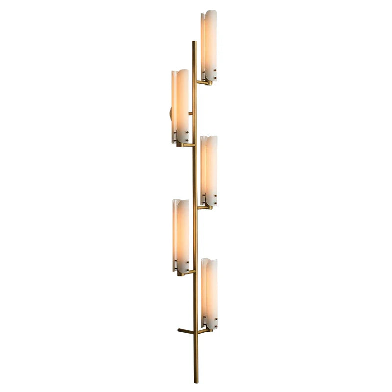 DecorBites™ LED Wall Sconce Copper Gold White Minimalist Art Deco Modern Light