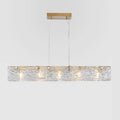 DecorBites™ Glass Chandelier: Modern Minimalist Luxury Lighting for Restaurant, Bar, and Home