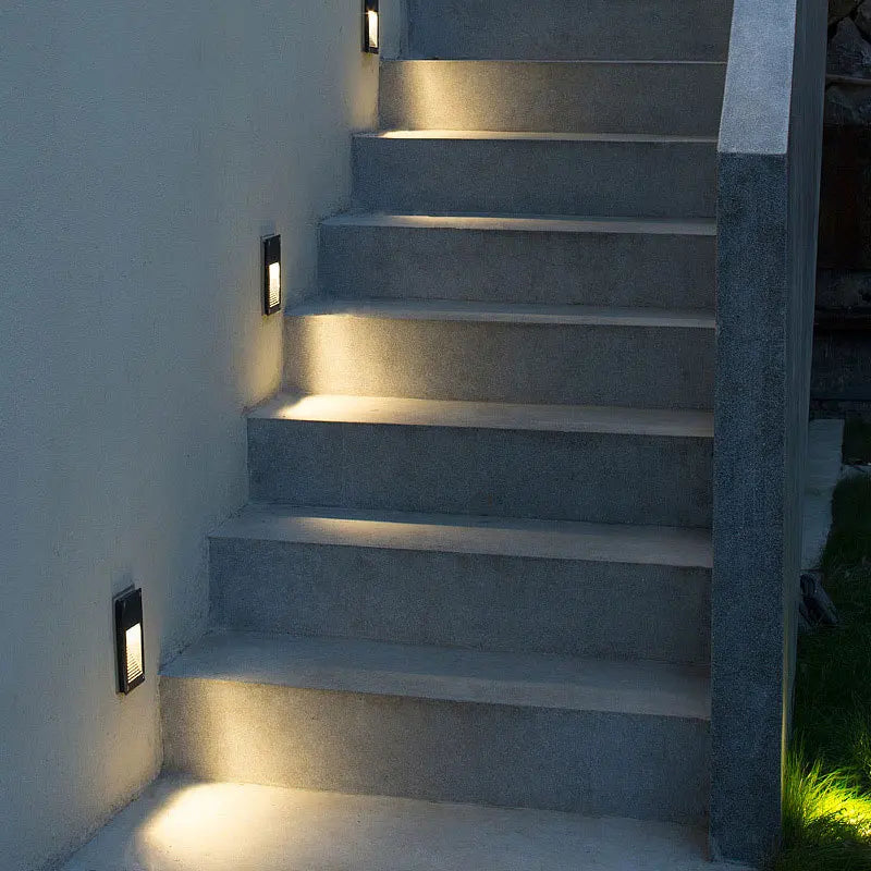 DecorBites™ 3W IP65 Waterproof Embedded Step Lights for Staircase Corridor & Outdoor Walls