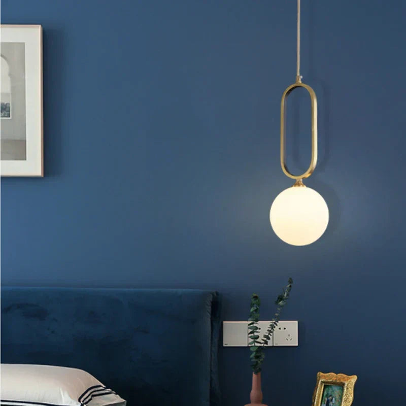 DecorBites™ مصباح قلادة كروي بتقنية LED للديكور العصري الفاخر في غرف النوم والمطابخ والمكاتب وغير ذلك الكثير