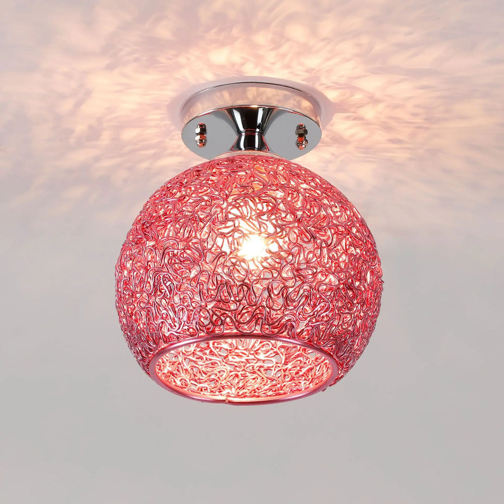 DecorBites™ Glass Ball LED Ceiling Lights for Home Decor and Minimalist Living Rooms