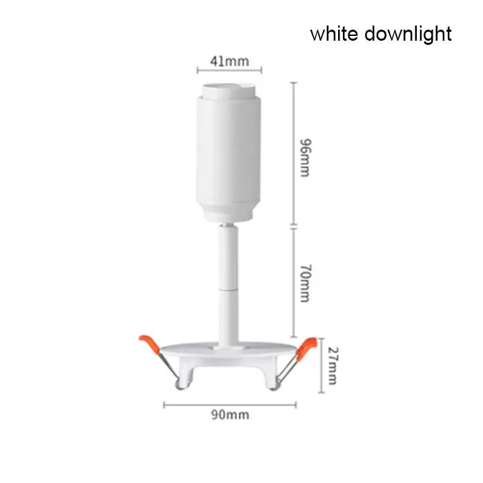 DecorBites™ Adjustable Beam Angle Rail Track Spotlight for Clothing Shoes Shop Galleries