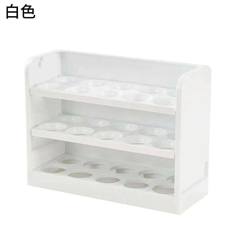 DecorBites™ Egg Storage Rack - Practical Refrigerator Organizer Box for Kitchen