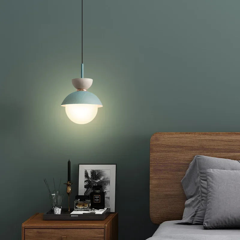 DecorBites™ Glass Ball Pendant Lamp: Modern Nordic Light Fixture for Home Decor, Kitchen, Dining, Bedroom