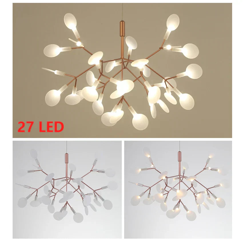 DecorBites™ Luxe Chandelier: ثريا إسكندنافية عصرية لغرفة المعيشة وتناول الطعام