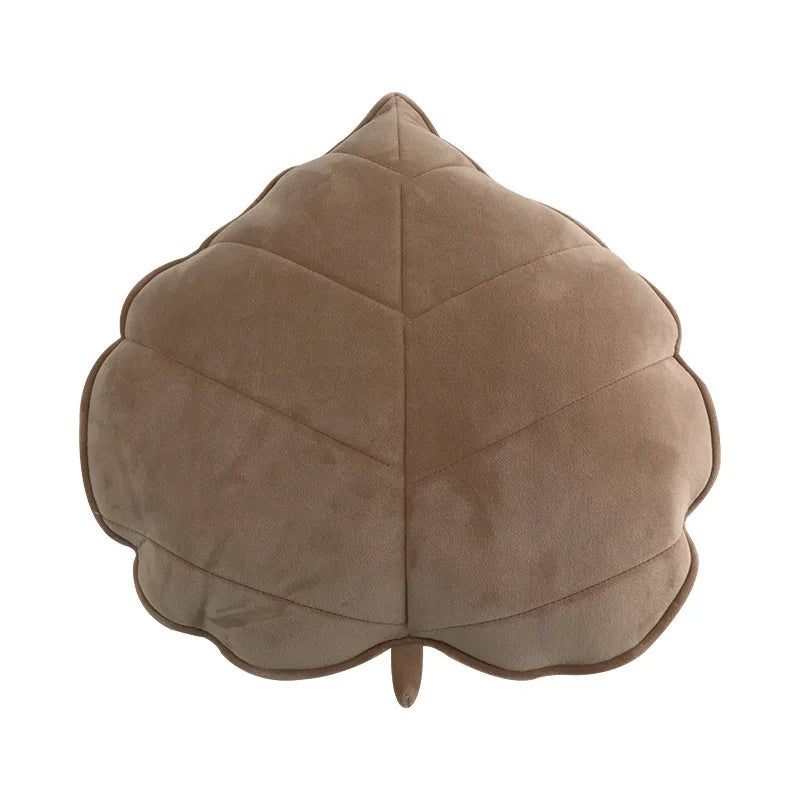 DecorBites™ 3D Leaf Throw Pillow | Soft Plush Toy Cushion for Home Car Bedroom