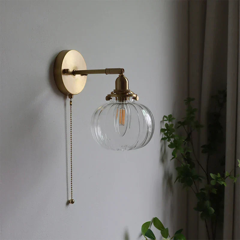 DecorBites™ Glass Ball Wall Lamp Sconce Modern Nordic Sconce Lighting for Bedroom Mirror
