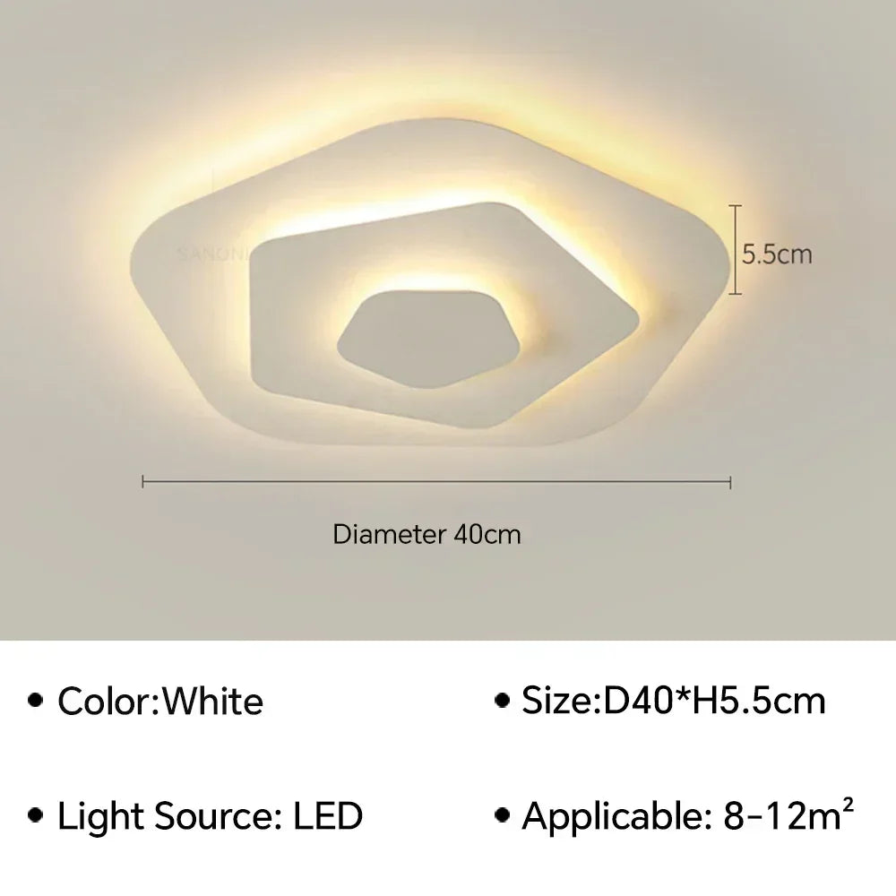 DecorBites™ ثريا سقف LED لغرفة المعيشة وغرفة النوم