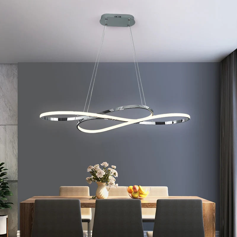 Nordic Minimalist Metal Pendant Light Chandelier