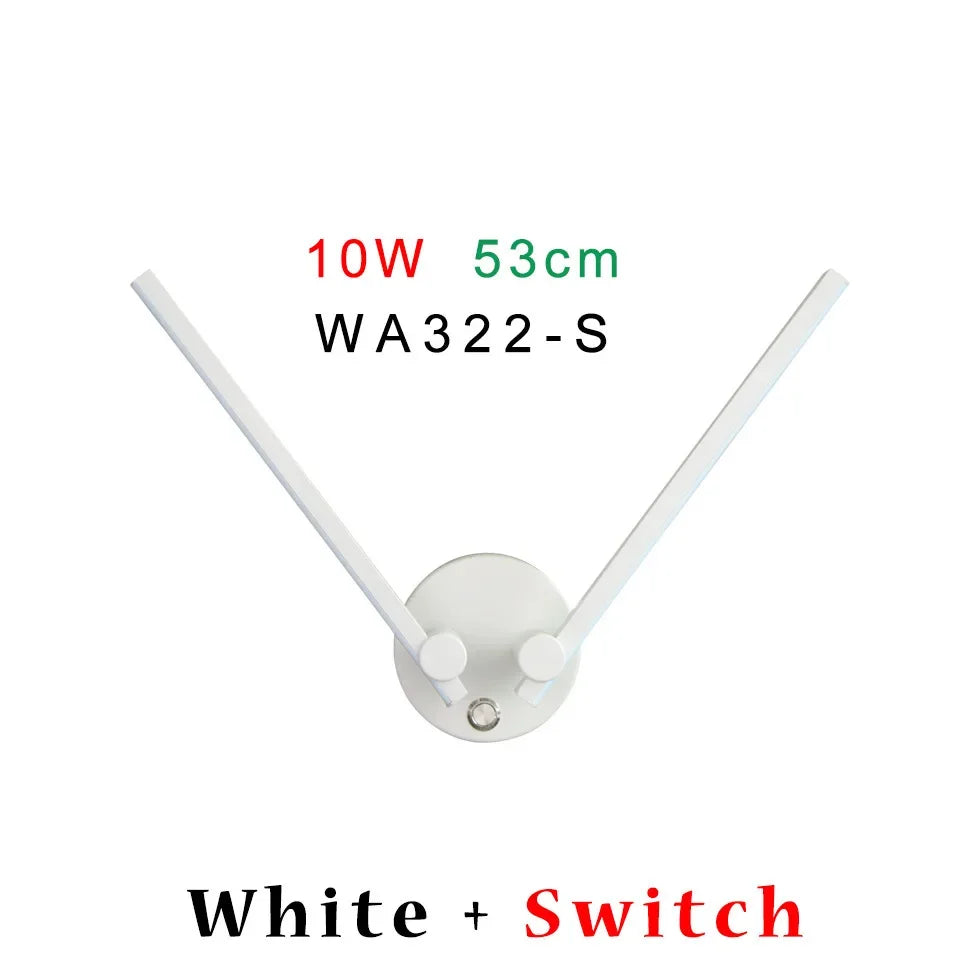 DecorBites™ Adjustable Double Arm Wall Light LED for Living Room and Bedroom