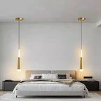 Nordic Black and Gold Aluminum Cord Pendant Light