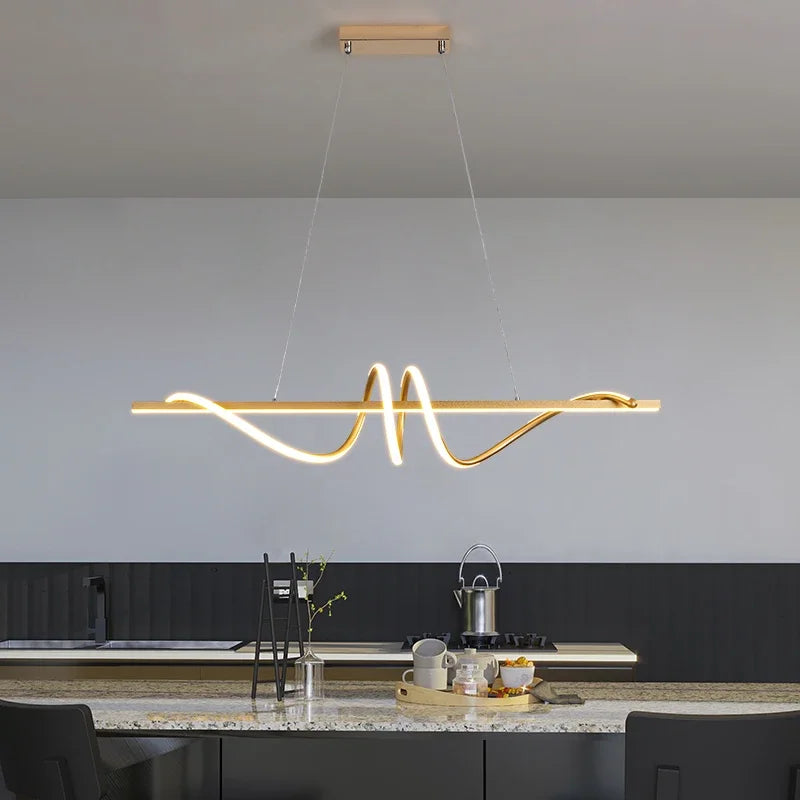 ثريا إضاءة معلقة DecorBites™ Kitchen Island LED لمنطقة تناول الطعام