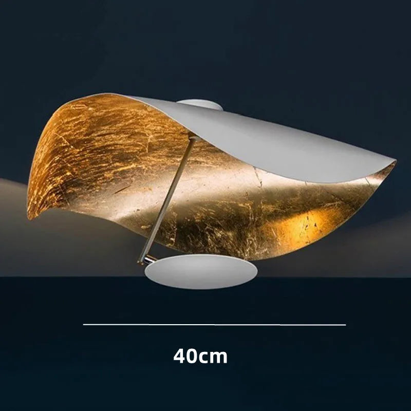 DecorBites™ Lederam Manta Pendant Lamp Flying Saucer Hat industrial retro design white black