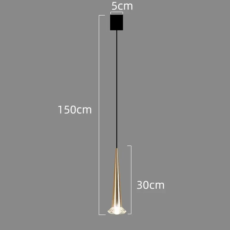 DecorBites™ Crystal LED Chandelier: Luxury Pendant Light, Staircase Suspension Luminaire, Indoor Hanging Lamps