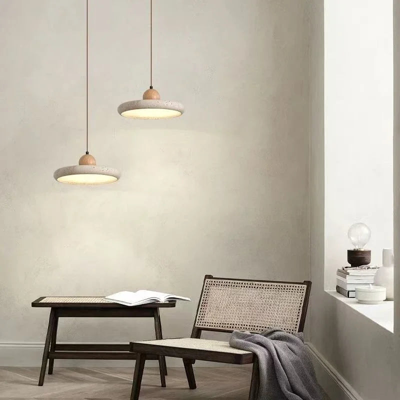 Nordic Travertine Stone Pendant Light