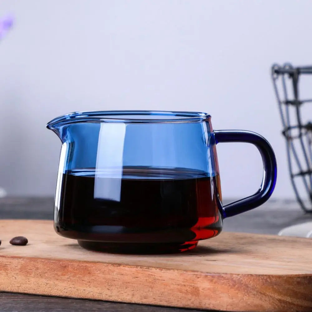 DecorBites™ Glass Coffee Sharing Pot Hand Made Coffee Maker Home Brewing Server