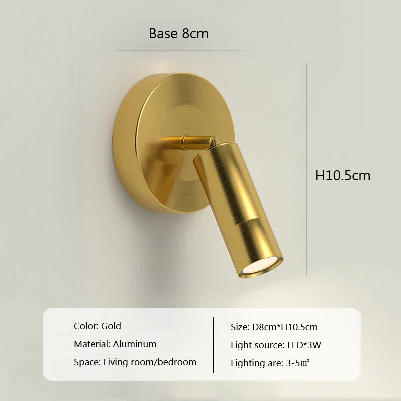 DecorBites™ LED Wall Lamp Adjustable Rotation 5W Spotlight