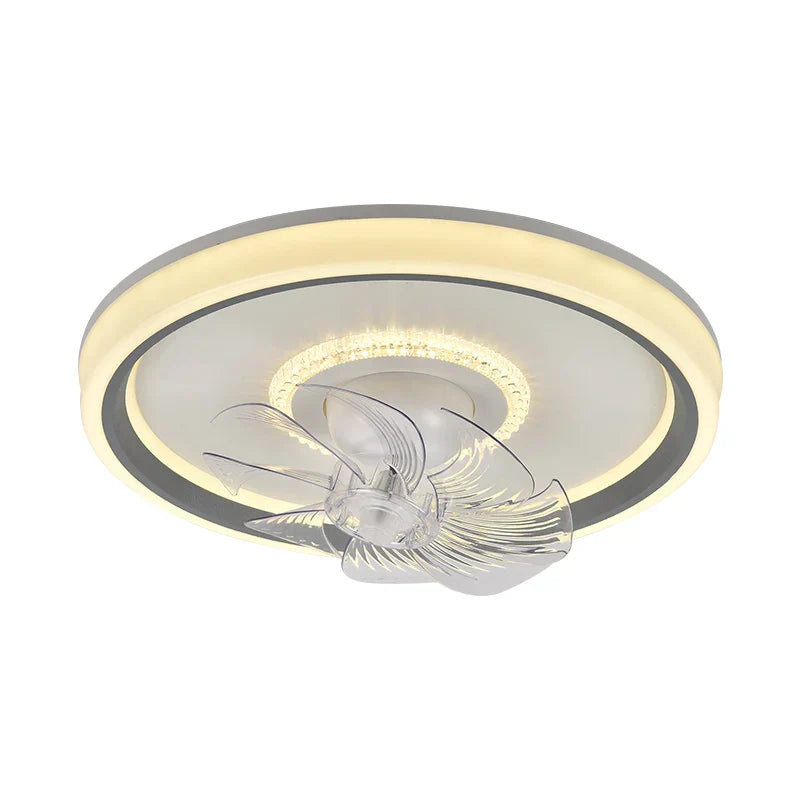 DecorBites™ 6-Speed LED Ceiling Fan Light for Living Room - 360° Rotation