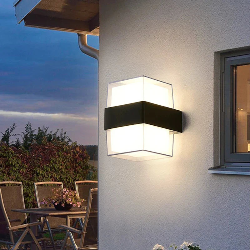 DécorBites™ Applique Murale LED pour la Maison et le Jardin, Luminaire d'Escalier Étanche