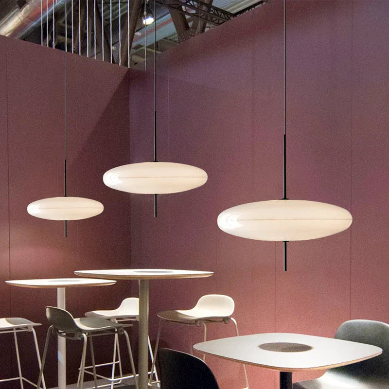 DecorBites™ Black Acrylic Pendant Light: Modern Italy Style for Kitchen, Dining Room, Hotel, Bar