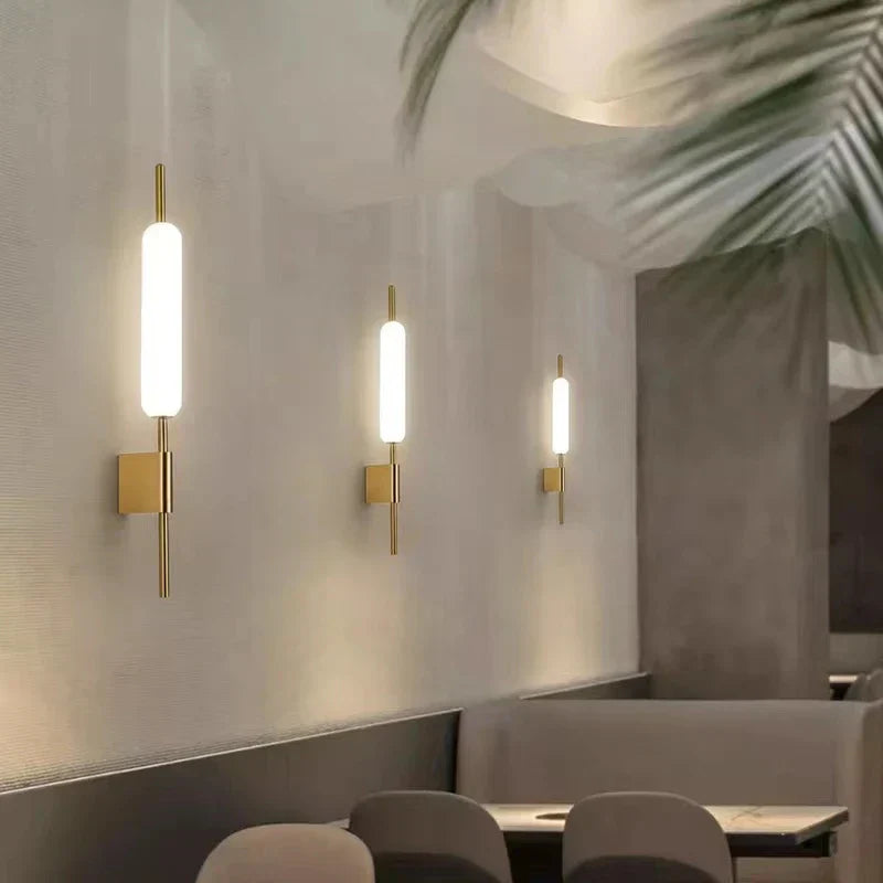 DecorBites™ مصباح جداري LED لغرفة النوم وغرفة المعيشة وديكور الخلفية - إنارة