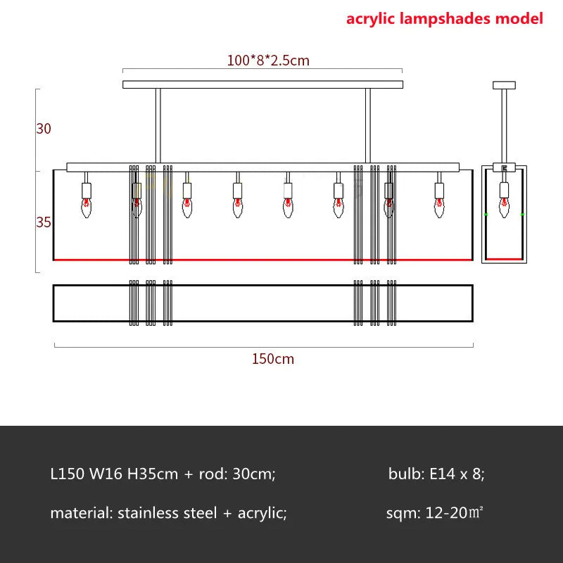 DecorBites™ Crystal LED Chandelier: Modern Luxury Dining Room Kitchen Lighting Fixtures