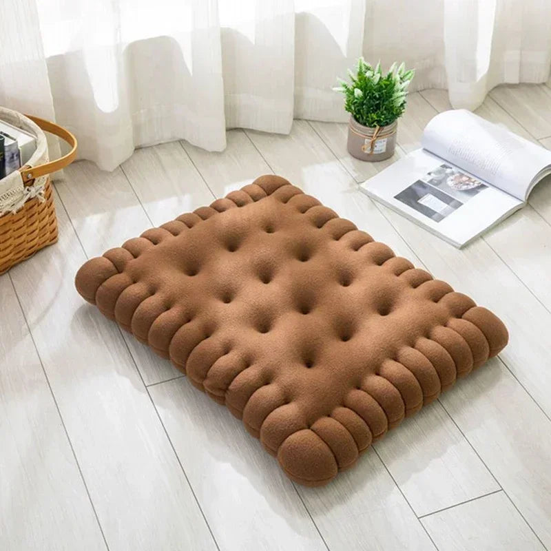 DecorBites™ Biscuit Sofa Cushion: Soft Chair Seat Cushion for Home Decor and Living Room