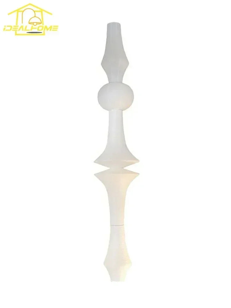 Akari-Style White Paper Wabi-Sabi Pendant Light