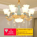 ثريا أوروبية فاخرة من DecorBites™ لغرفة المعيشة وغرفة النوم وقاعة الطعام - تصميم عصري وأنيق