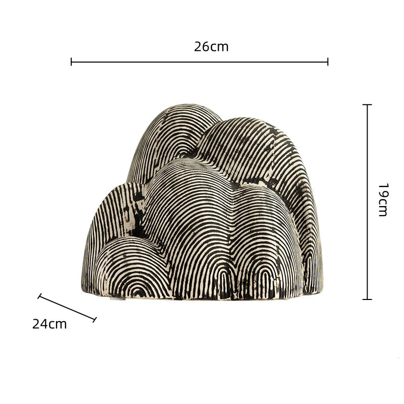 DecorBites™ Geometric Stone Rockery Figurines Home Decor Accessory