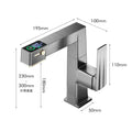 DecorBites™ LED Basin Faucet Pull Out Mixer Tap Hot Cold Water Bathroom Sink Vanity