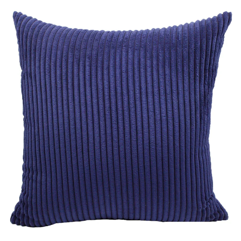 DecorBites™ Corduroy Pillow Cover: Striped Cushion for Sofa Bed - Nordic Home Decor