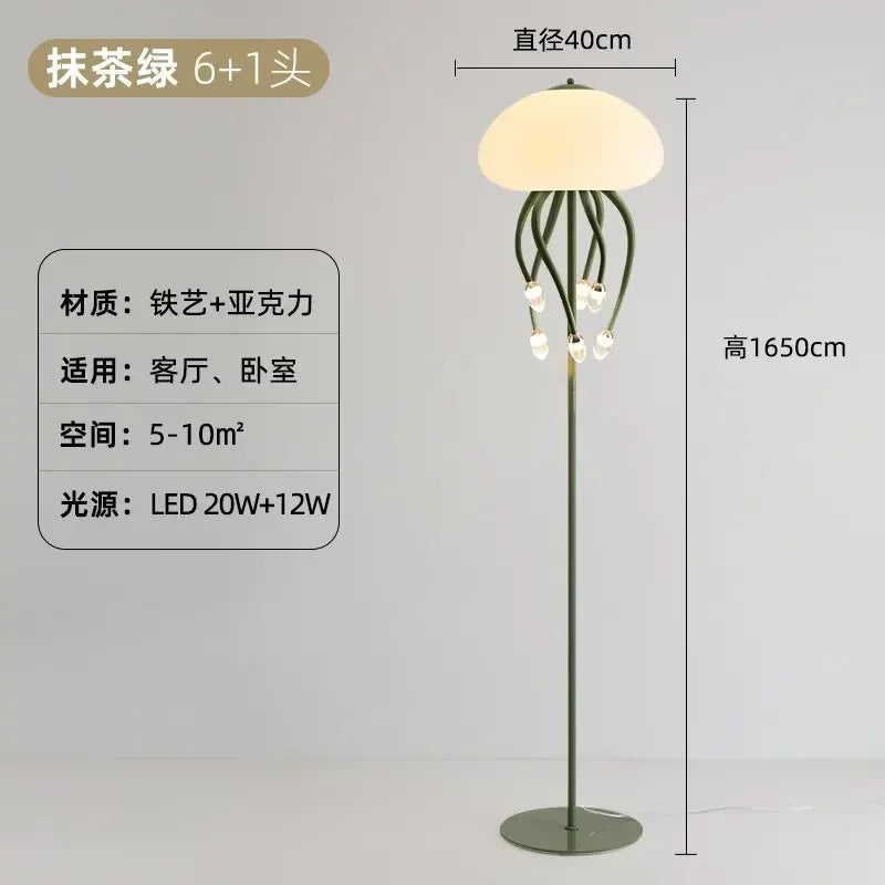 DecorBites™ مصباح قنديل البحر Kawaii LED لديكور وإضاءة غرفة النوم