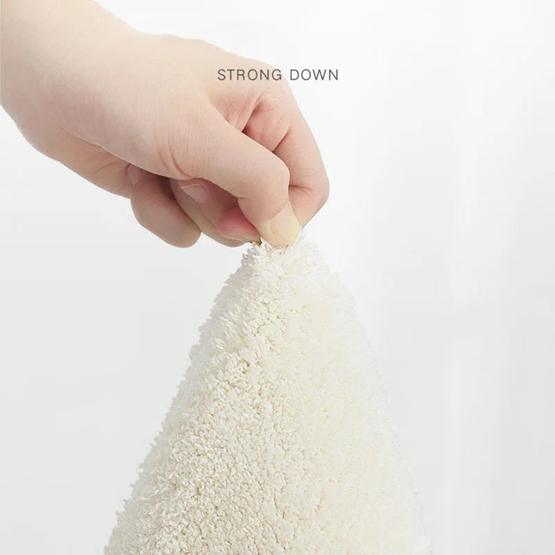 DecorBites™ Cozy Faux Lamb Wool Bedside Rug for Bedroom Decor Anti-Slip Soft Living Room Carpet