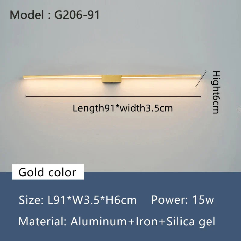 DecorBites™ مرايا حمام LED مع إضاءة، مصابيح جدارية، وتجهيزات إضاءة للمغاسل