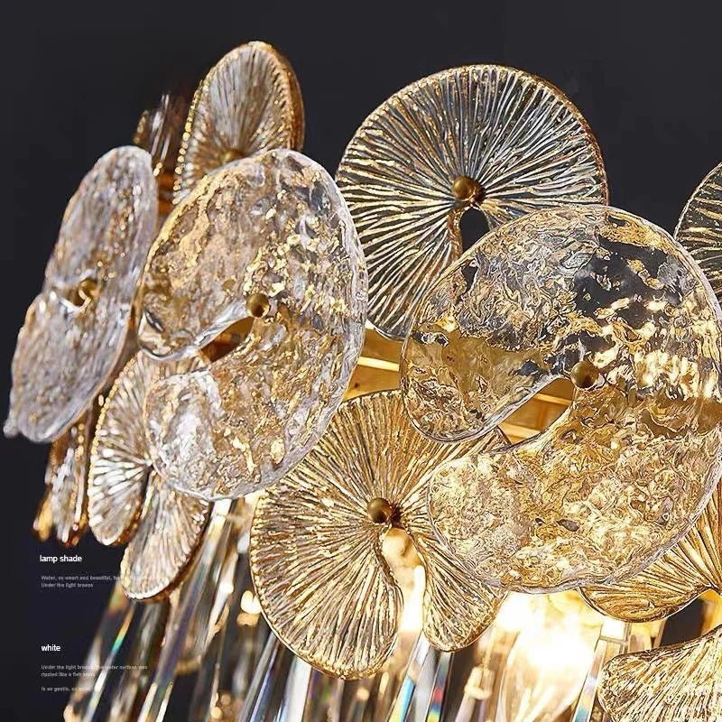 DecorBites™ 2024 Crystal Chandelier for Luxurious Living Spaces