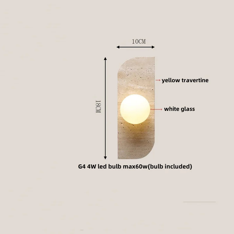 DecorBites™ Black Iron LED Wall Light Fixture Coffee Nordic Modern Natural Wood Bedside Lamp