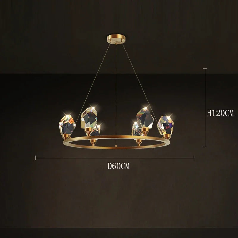 DecorBites™ Elegant Chandelier Dining Room Pendant Lights Ceiling Lamps