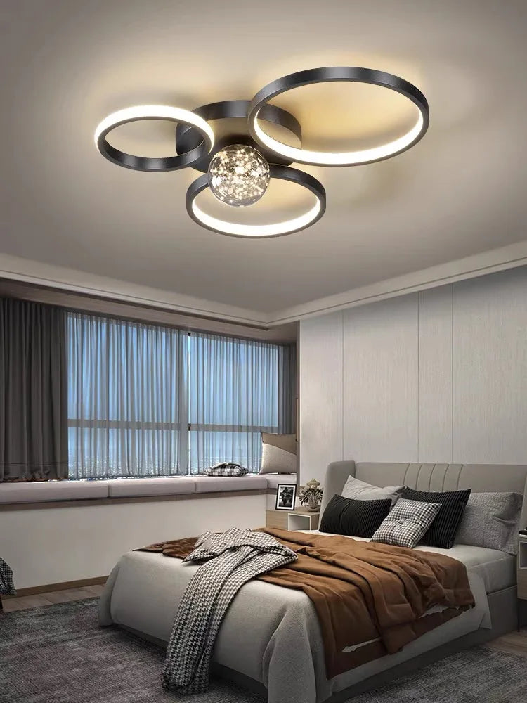 DecorBites™ Gypsophila Chandelier: Modern Ceiling Mounted Light for Home, Living Room, Bedroom