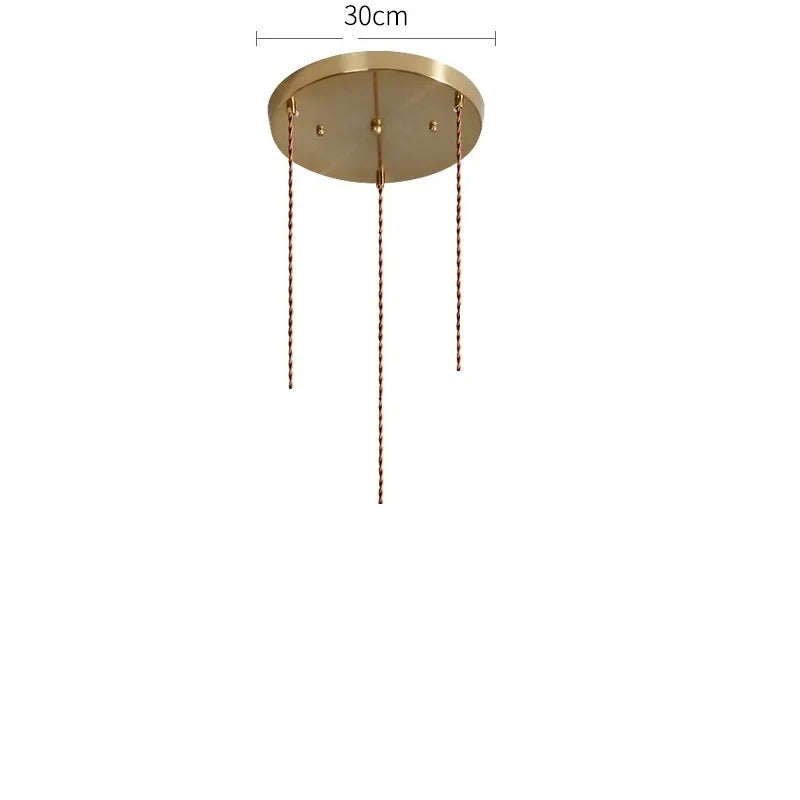 DecorBites™ مصابيح قلادة LED زجاجية خضراء للإضاءة الداخلية في المنزل وغرفة المعيشة والبار والمقهى