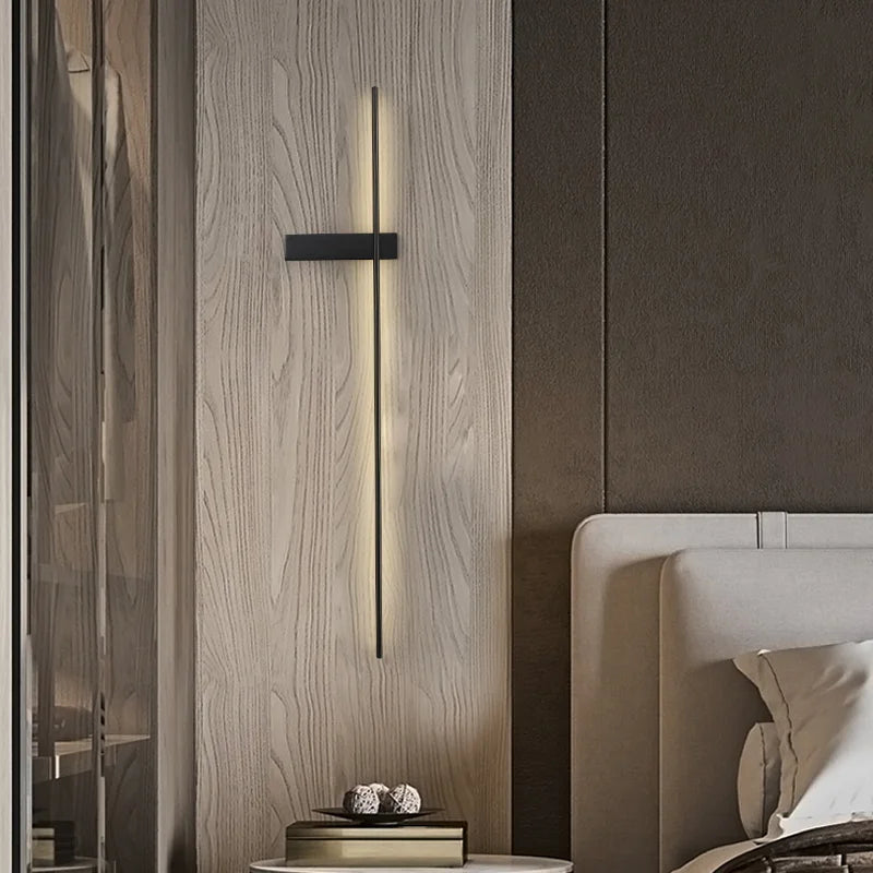 DecorBites™ Copper Wall Lamp: Modern Minimalist Sconce for Living Room and Bedroom