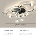 Modern Iron and Acrylic LED Pendant Chandelier